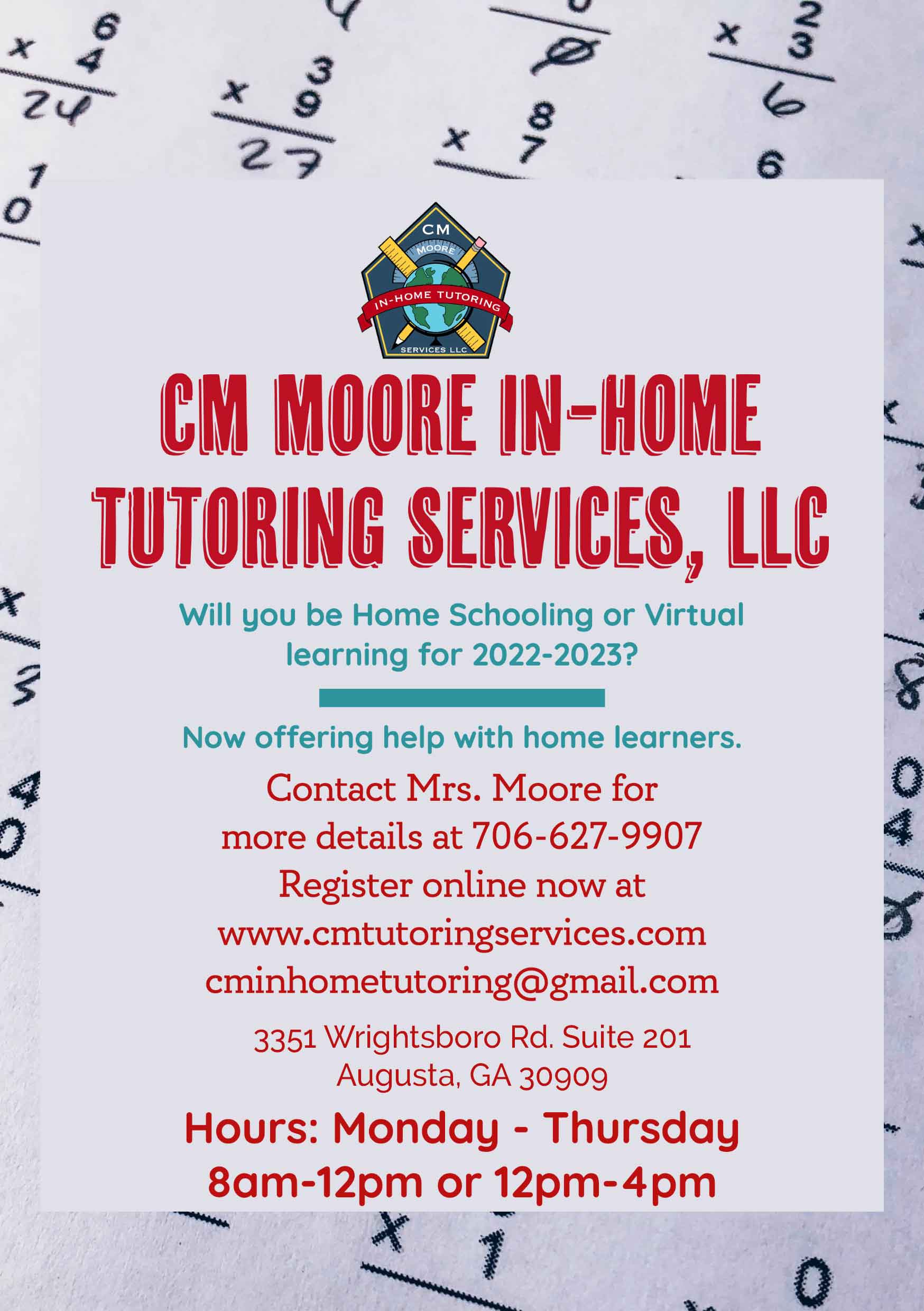 CM Moore In-Home Tutoring Services